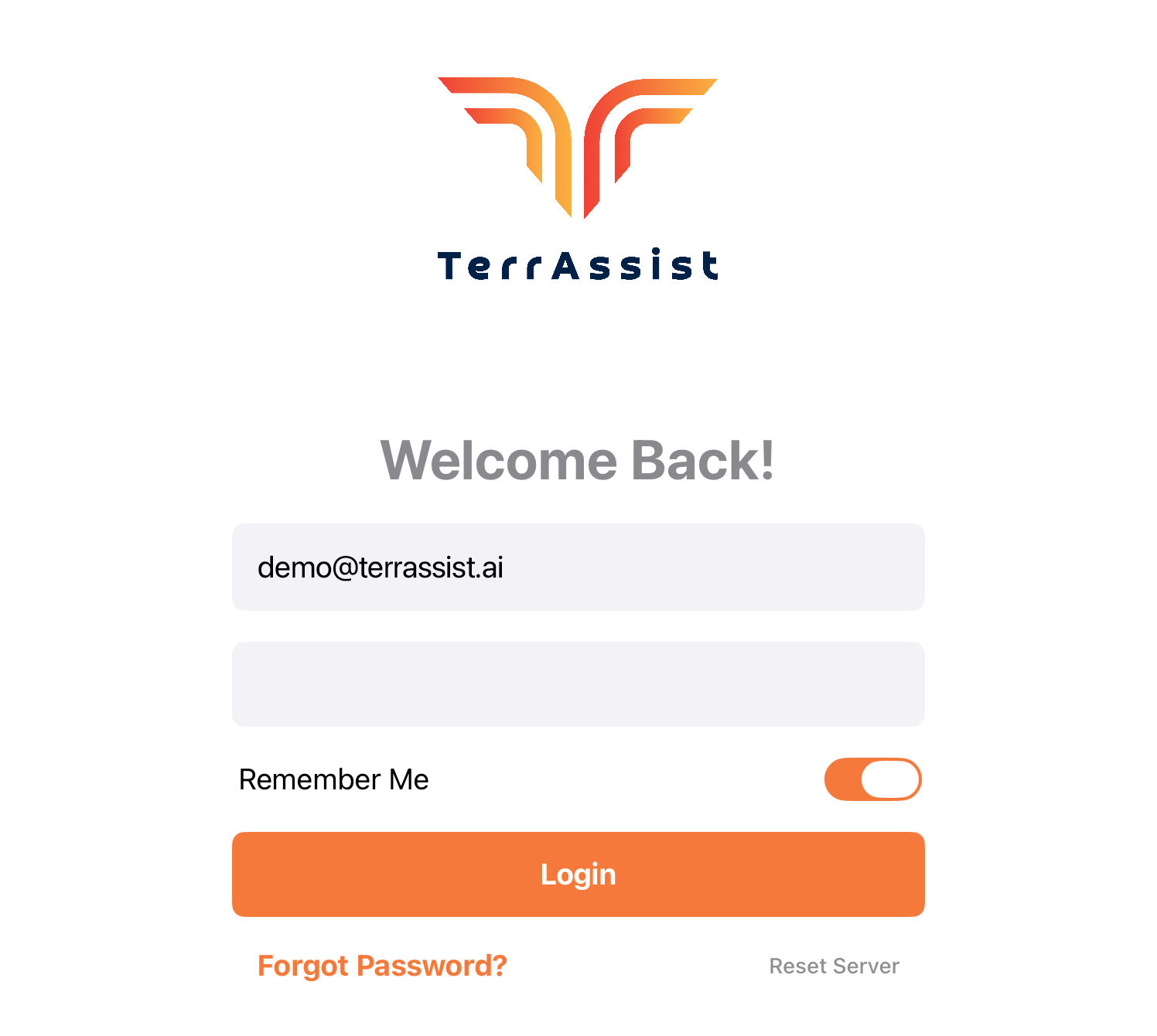 Login form with Remember Me enabled
